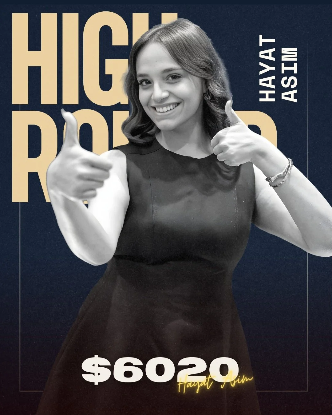 Hayat, our high roller of the week! 🌟

She's been unstoppable, hitting the field hard and raking in an impressive $6020 in just one week! 💪💸

#HighRoller #SuccessStory #HustleHard #GoalGetter #Inspiration #Motivation #Grind #EntrepreneurLife #Winn