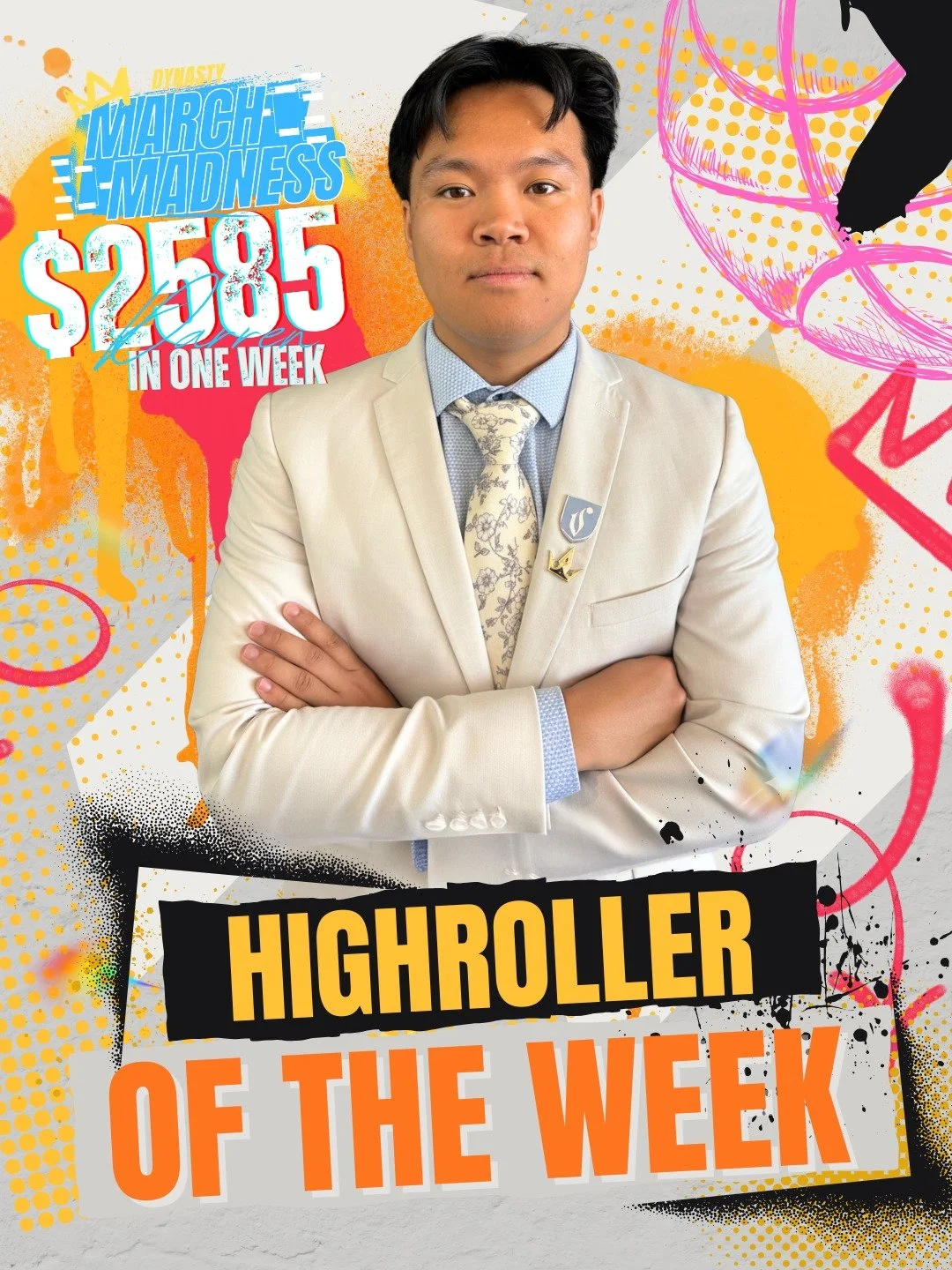 March Madness is getting intense, but let step away and shine our #HighRoller spotlight! 

🚀 This week #HustleHard, Darren hit the field and scored an impressive $2,585! 💪 

#Earnings #Motivation #GoalGetter #SuccessStory #Inspiration #KeepPushing 
