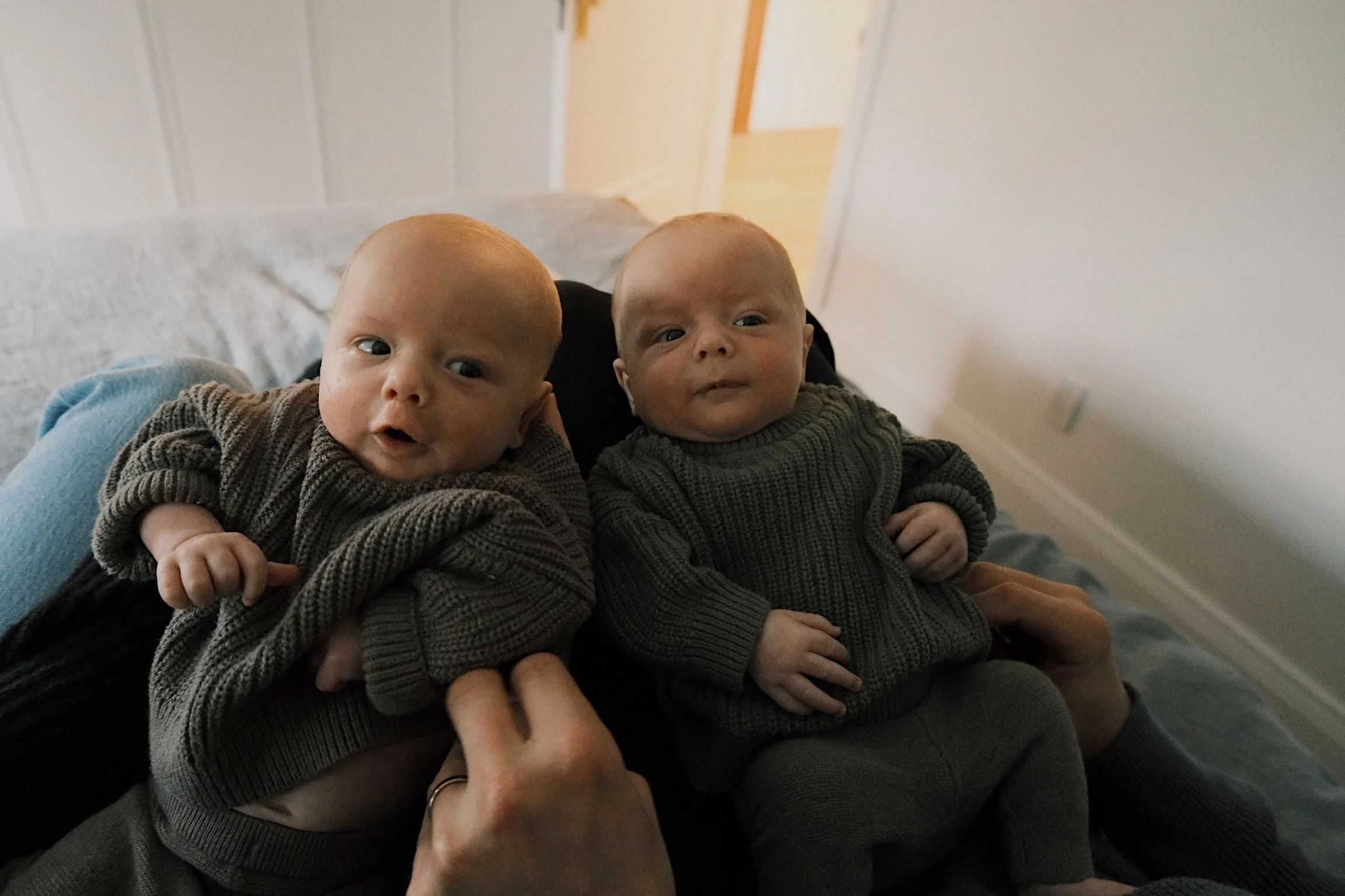 Twin newborn & Family Photographer In Your Toronto Home!