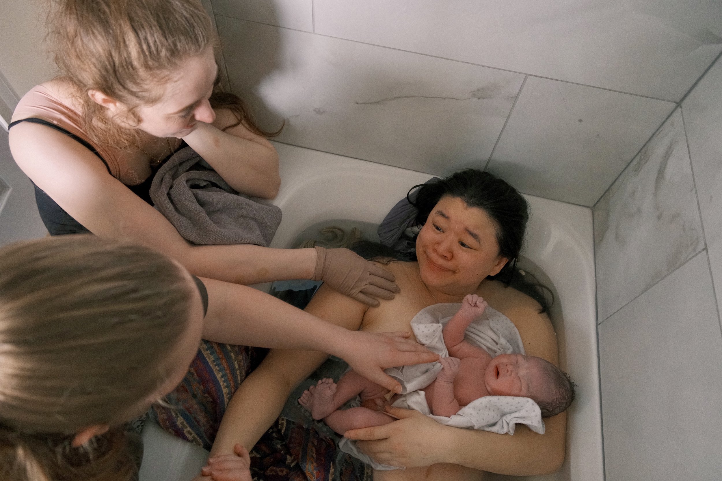 Homebirth with the Midwife Collective of Toronto and Waterbirth Doula