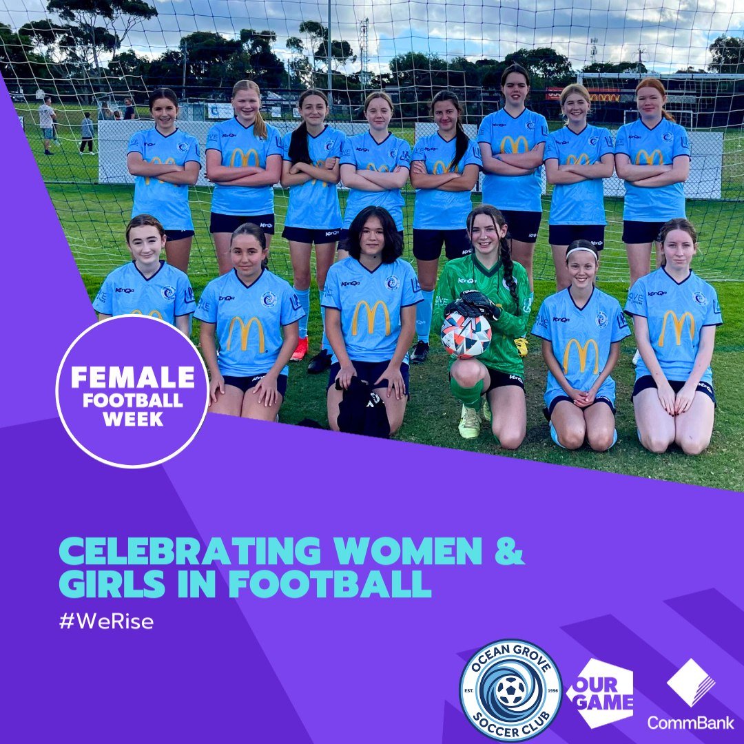 FEMALE FOOTBALL WEEK! ⚽️

Our last feature for FFW is our U15 team! 

We love that some of our U15 players train and play with our Senior Women when the opportunity arises. A great way for them to learn more about the game and play with some older pl