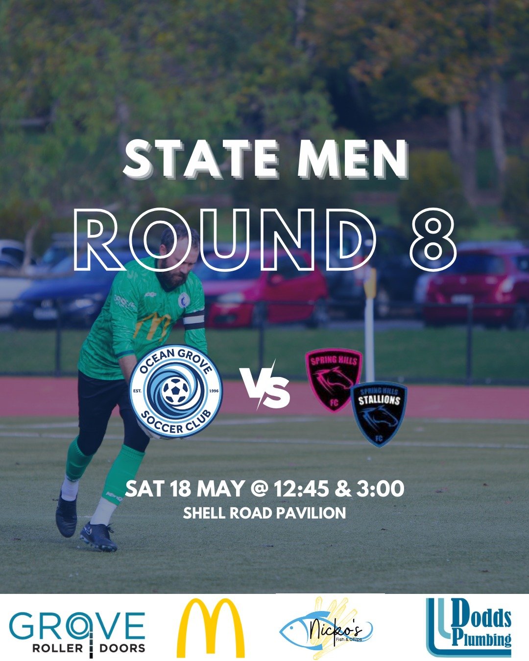 State Men are back at home tomorrow to take on Spring Hills FC ⚽️