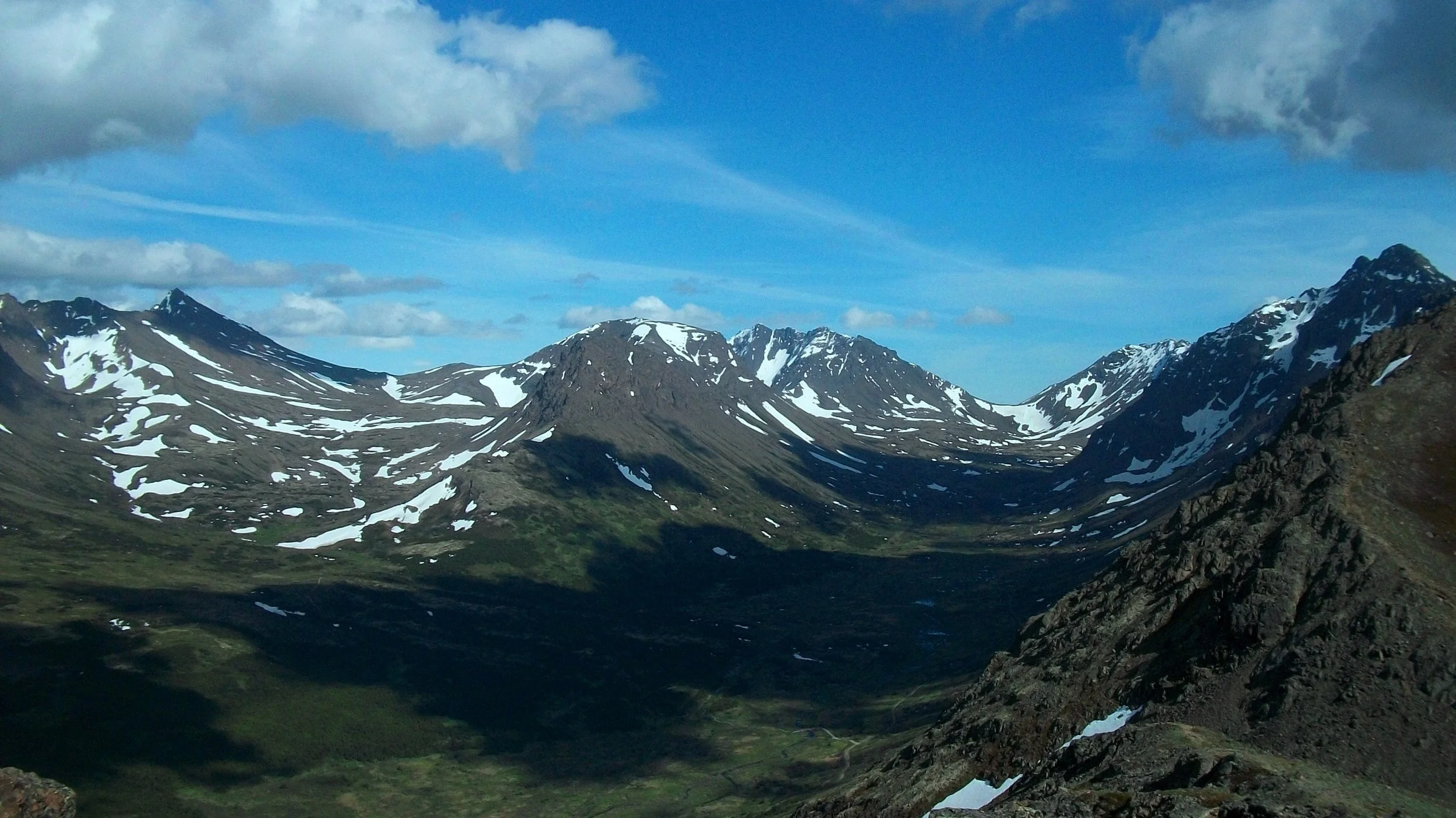Photo of Peak 2 at Alyeska Resort in Girdwood, Alaska, showcasing dramatic mountain scenery, alpine landscapes, and panoramic views of the Chugach Mountains.