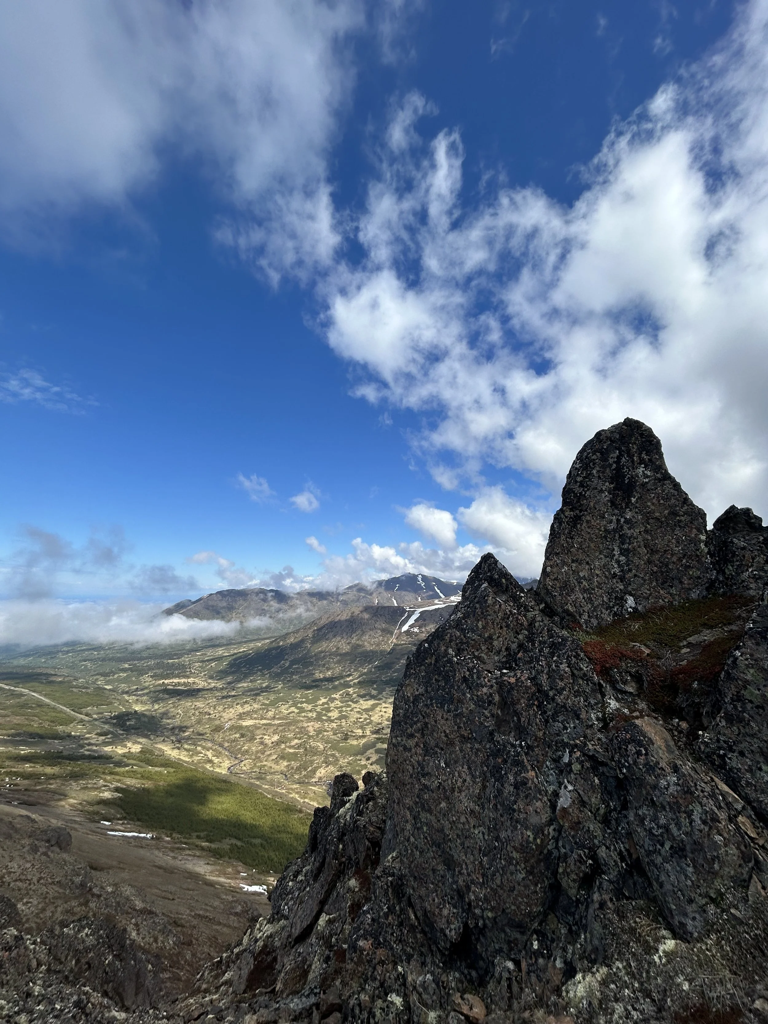 Scenic mountain view in Southcentral Alaska.