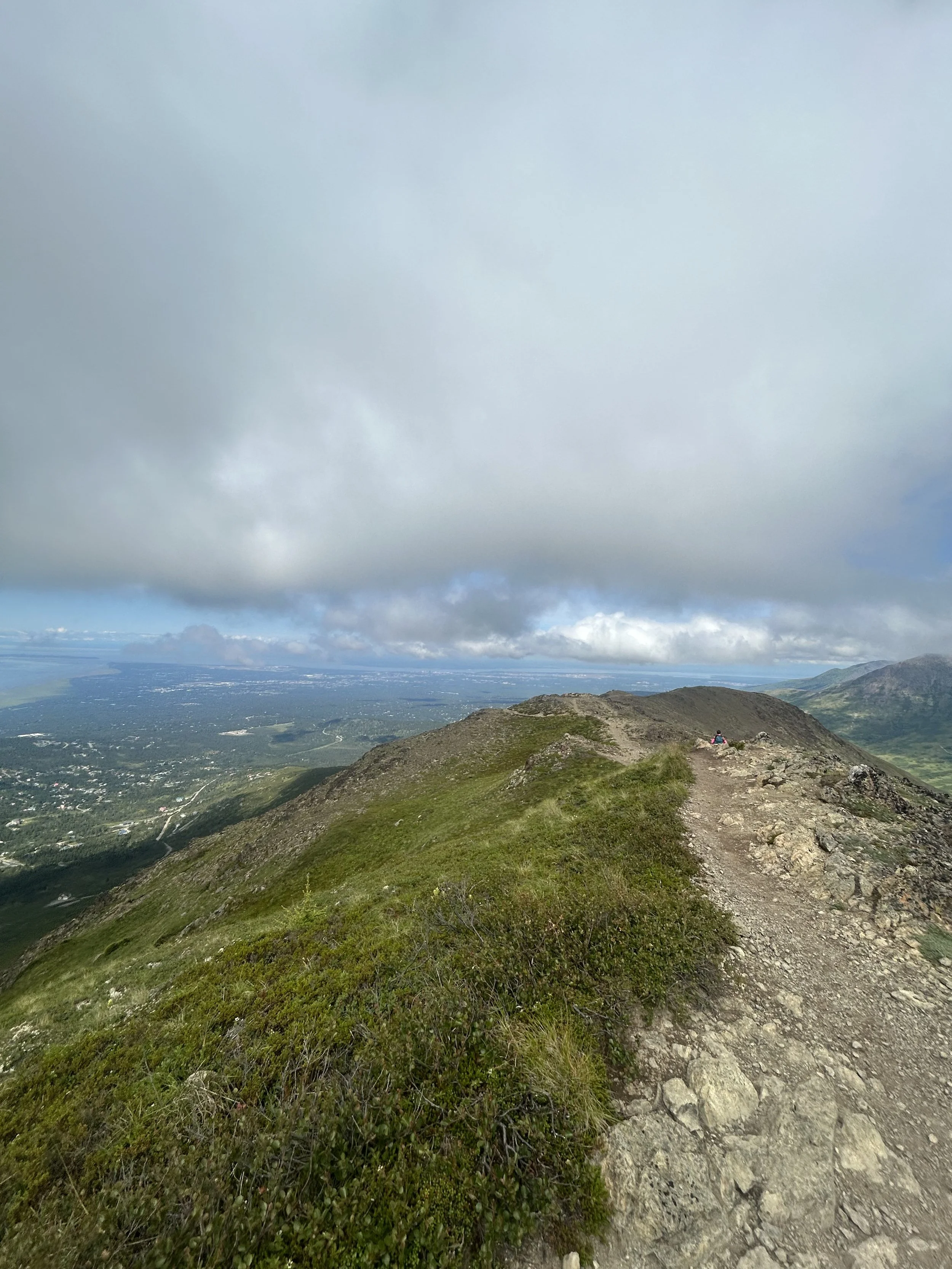 Scenic view of Grandview Peak in Alaska, featuring rugged mountain landscapes, alpine terrain, and breathtaking wilderness scenery.