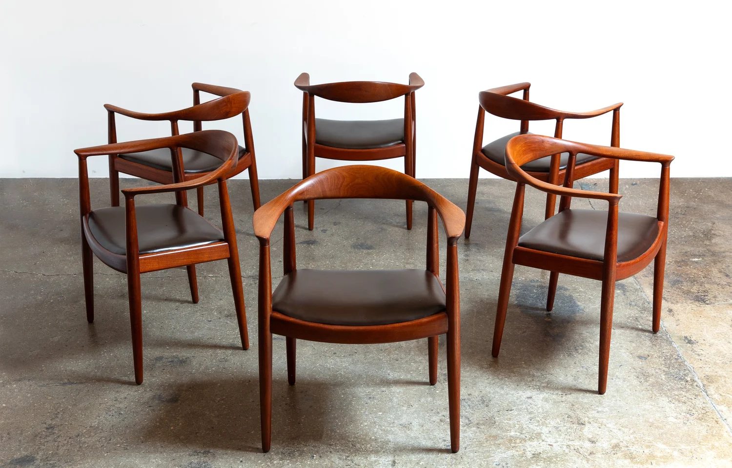 Wegner Hans Hans Wegner JH-501 Round Chairs — OAM