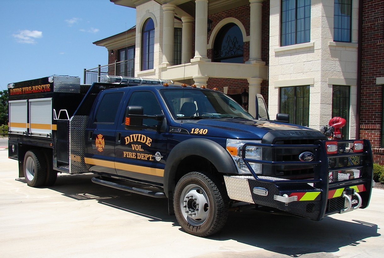   2011 - Divide Volunteer Fire Department rescue truck, Kerr County, Texas  