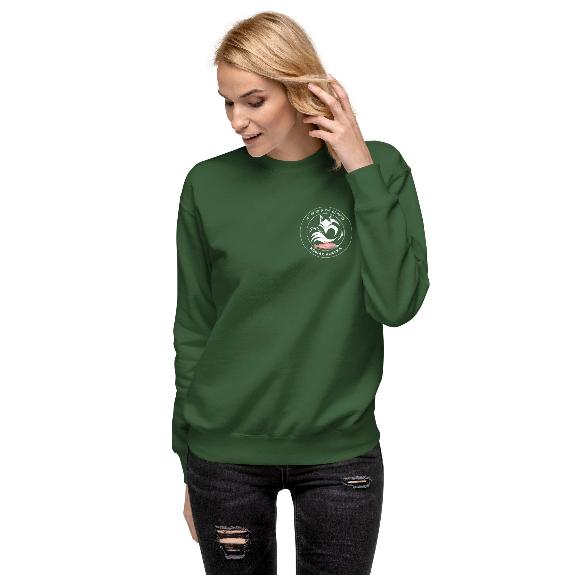 unisex-premium-sweatshirt-forest-green-front-6635bc96303d5.jpg