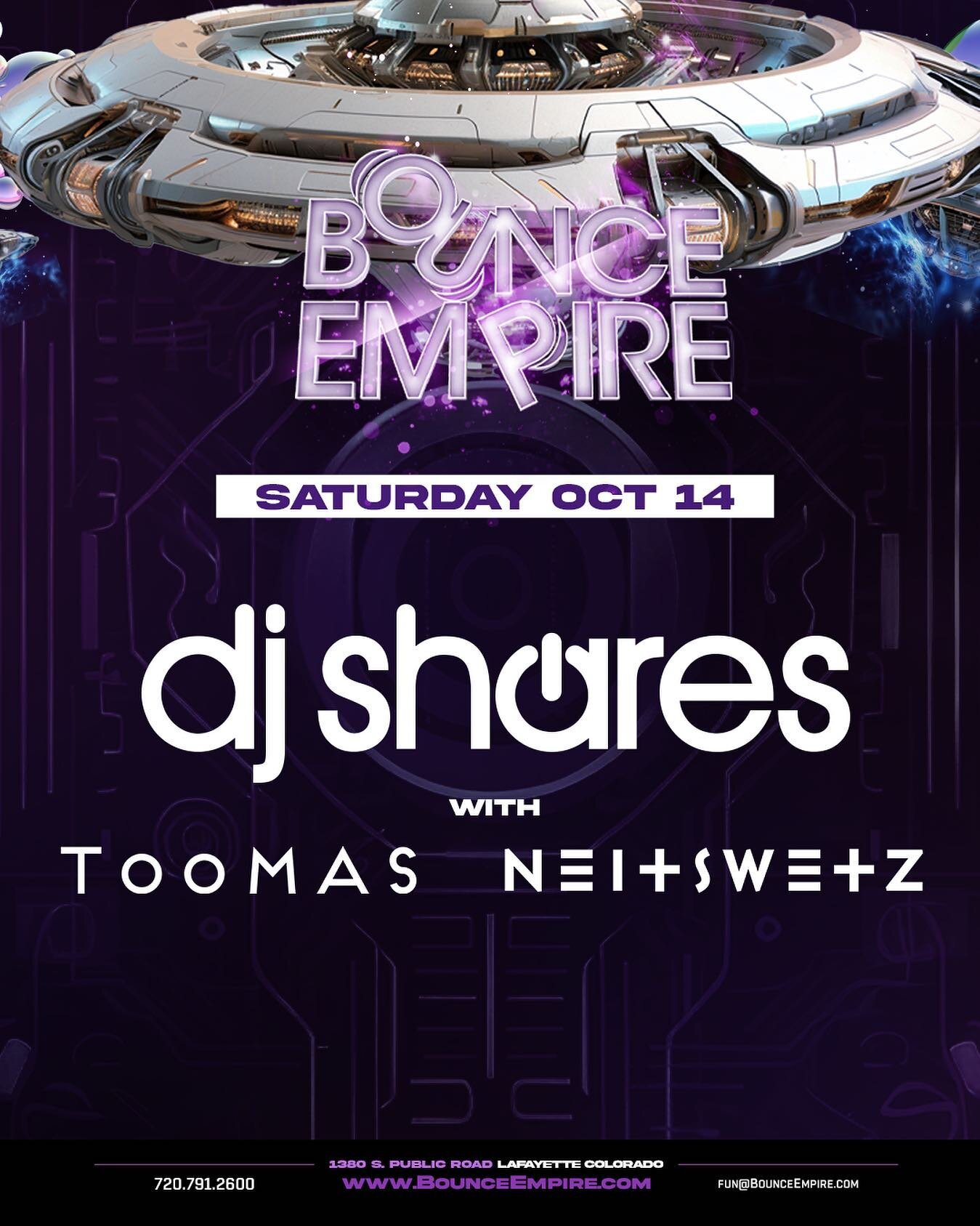 The boys are playing at @bouncempire in October! Come bounce, dance, and party with us! 🎟️(link in bio)