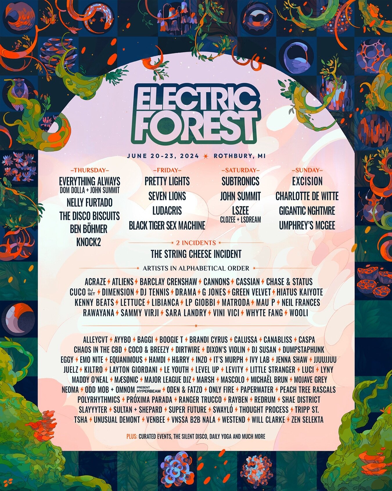 So stoked to be playing at @electric_forest this year! See y&rsquo;all in the Forest!