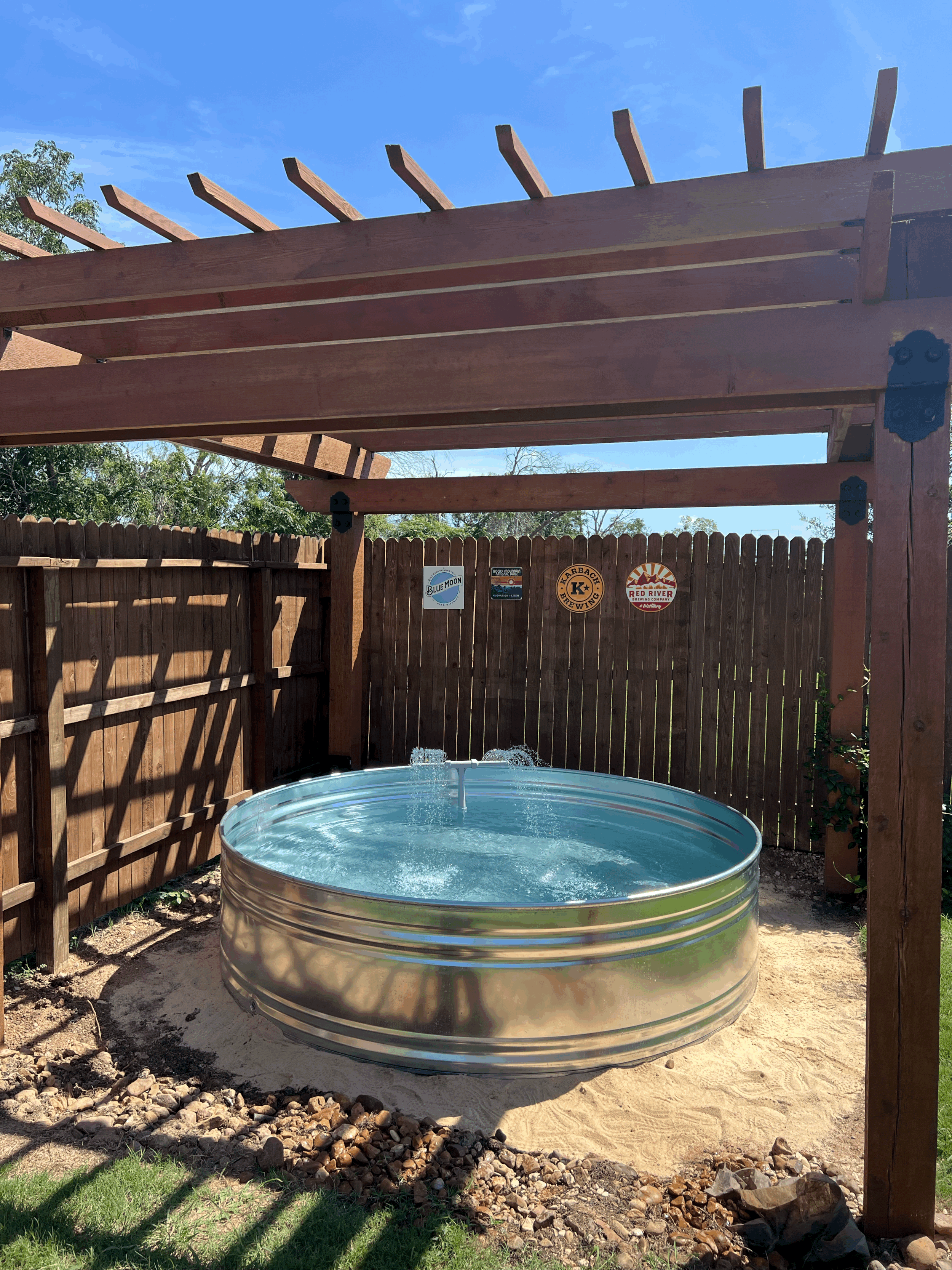 8 Foot Stock Tank Final Payment