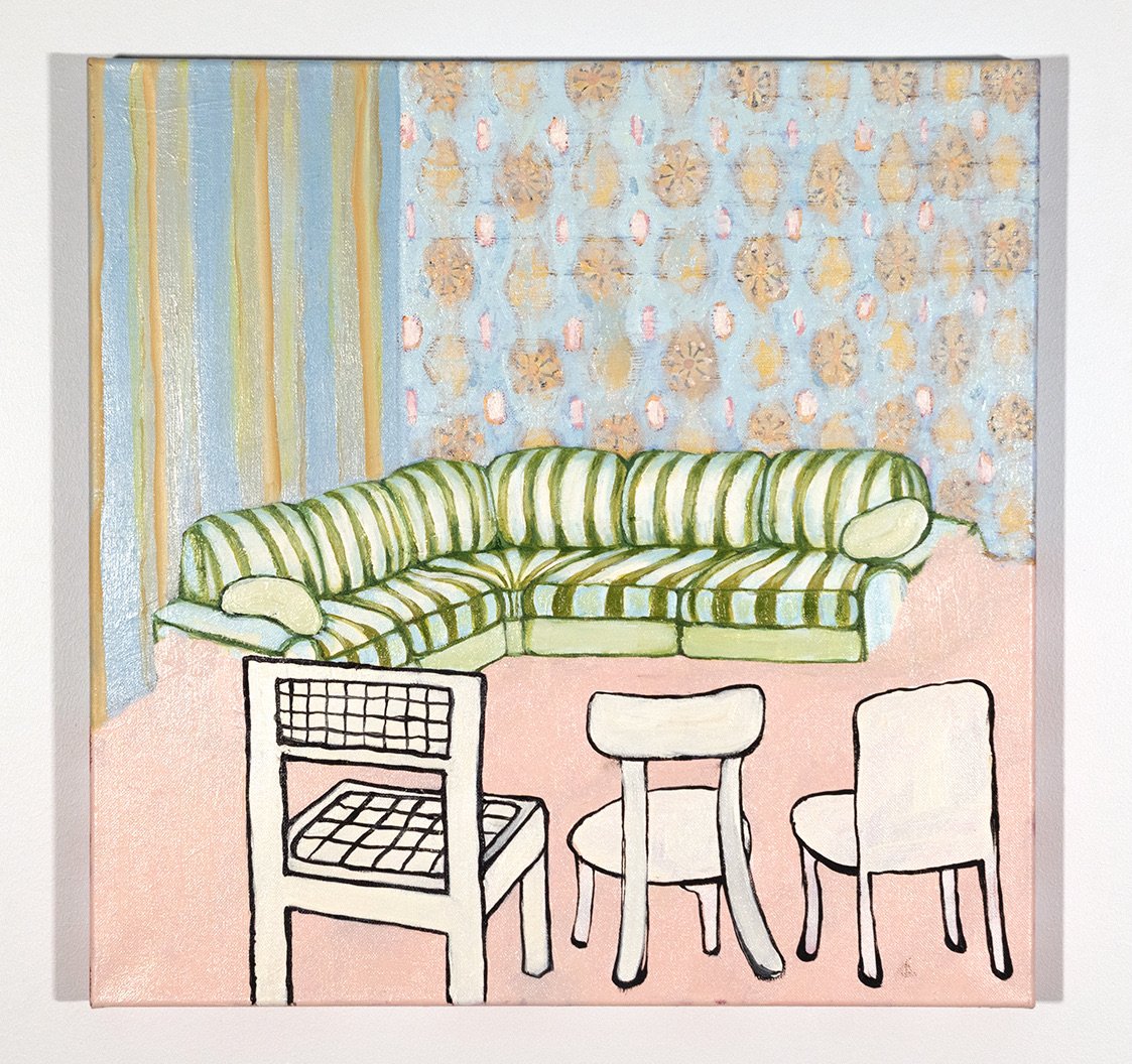 Our House, 2024,
20" x 20"
Oil on Canvas