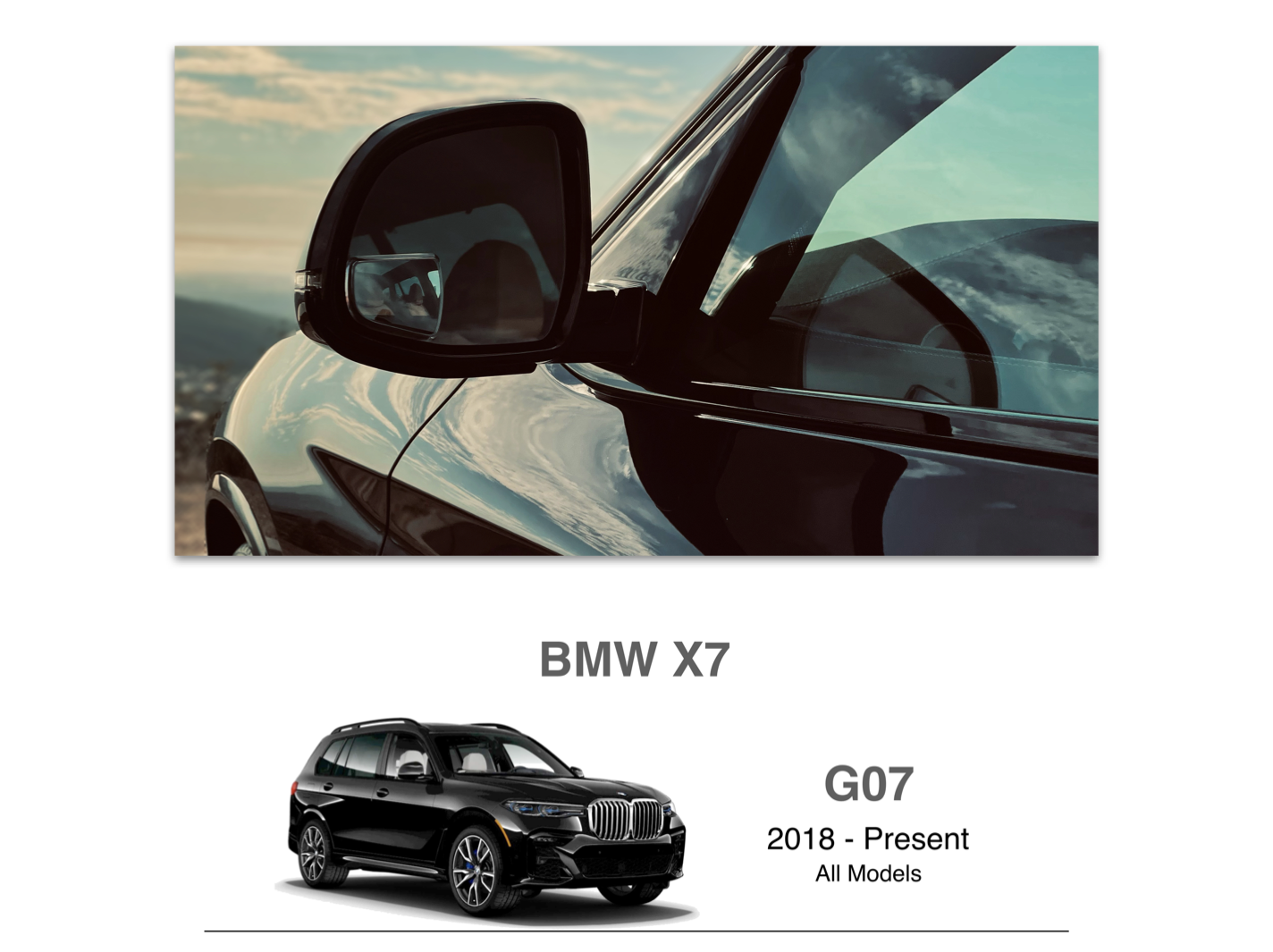 BMW X7 Blind Spot Mirrors