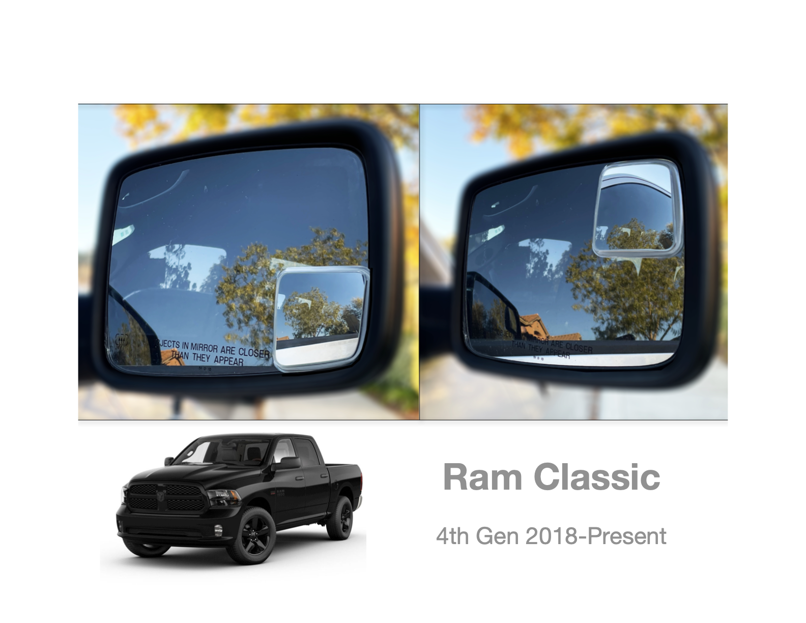 Ram 1500 4th Gen Blind Spot Mirrors