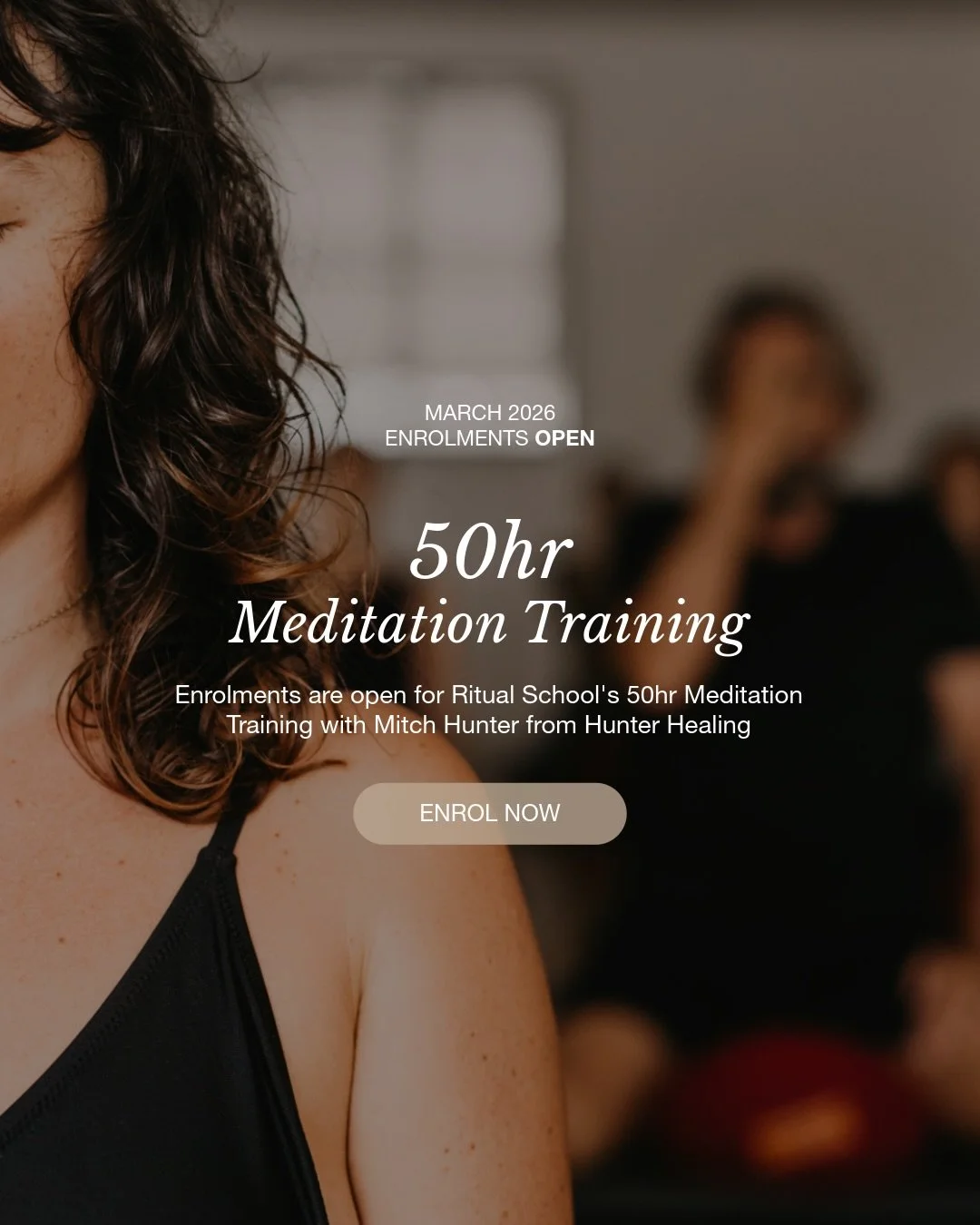 Undertake Your Formal Yoga Training at Ritual 

50hr Meditation (goes toward 300hr Cert) - Starts March 15th with @_hunterhealing 

200hr Yoga Teacher Training - Starts March 27th with @rose_lamont 

50hr Yin Yoga (goes toward 300hr Cert) - Starts Ju