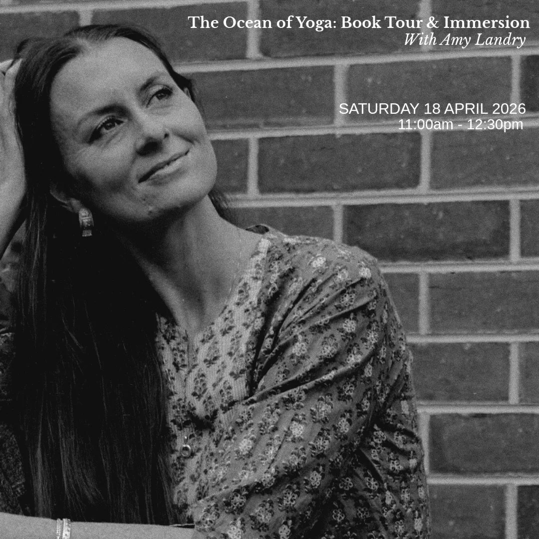 What&rsquo;s on this weekend at Ritual: 

&bull; Saturday &mdash; The Ocean of Yoga book tour &amp; practice with @amyelandry 

The 2-hour event includes a seated practice, a live reading from the book, a guided interview exploring the themes and tea