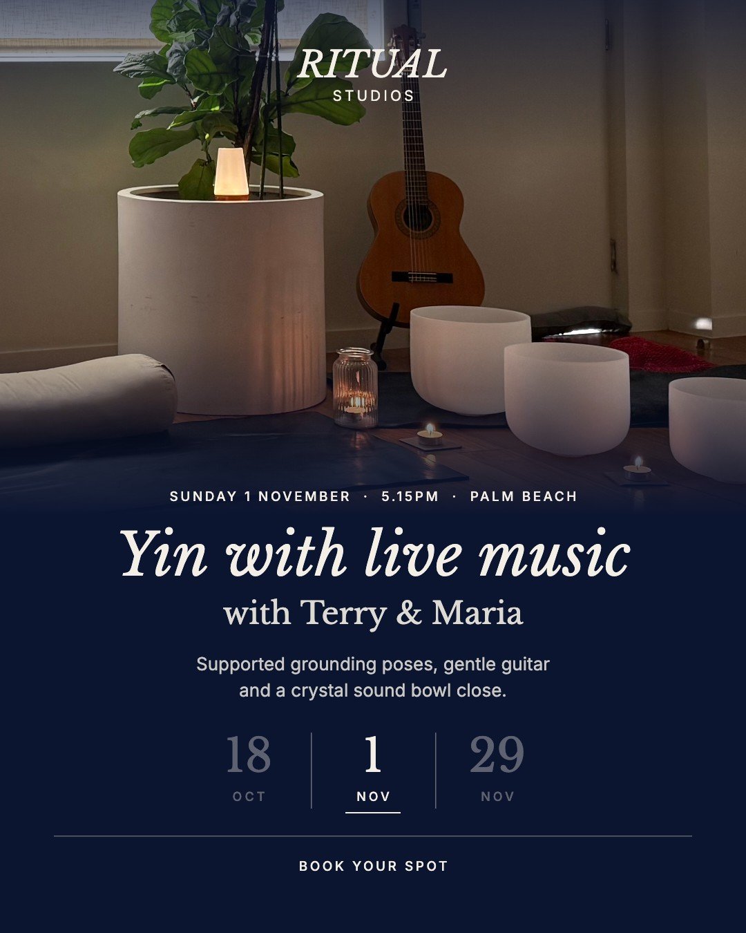 Yin with Live Music - Terry &amp; Maria