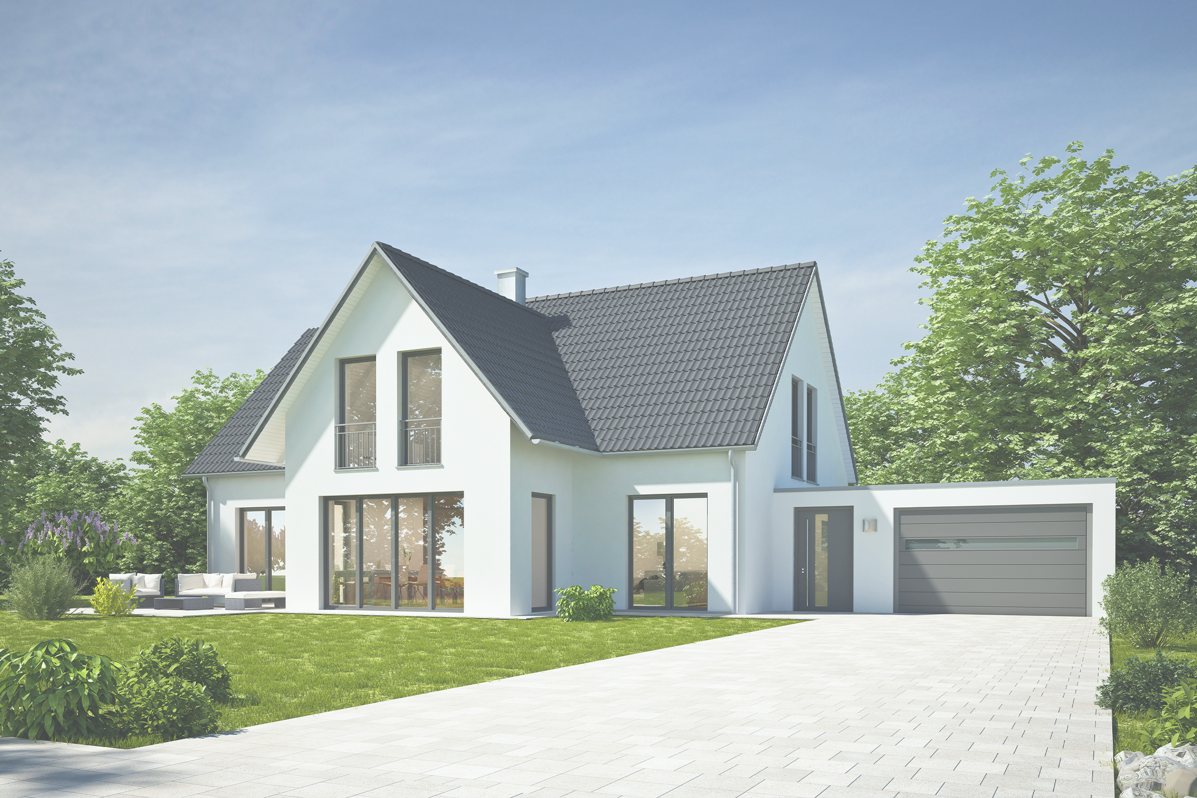 Kuolinpesässä omakotitalo