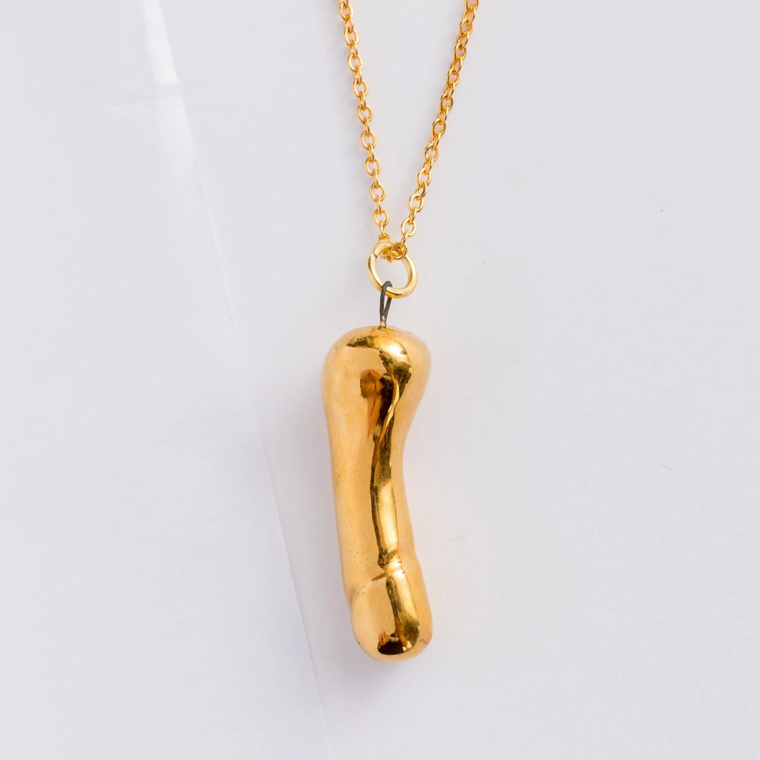 Phallus Amulets on 20 Inch 14k Gold Filled Chain