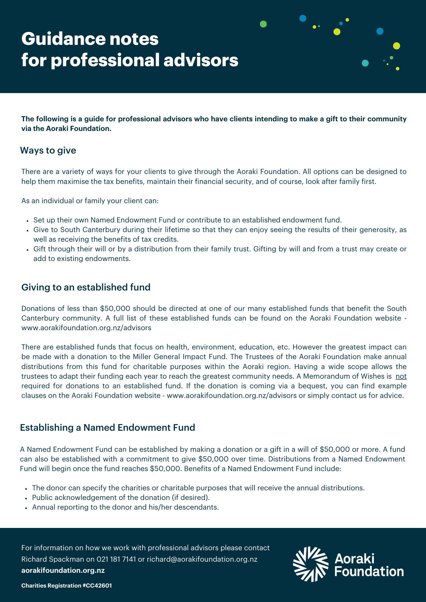 MoW - Guidance Notes