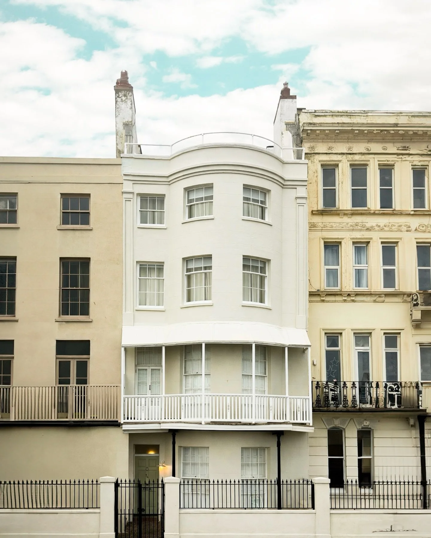 This project began with the front and rear elevations, including a full balcony rebuild that is not immediately obvious from the street. With the slate roof rebuilt and the damaged ceiling below repaired, work is now continuing internally.

We are st
