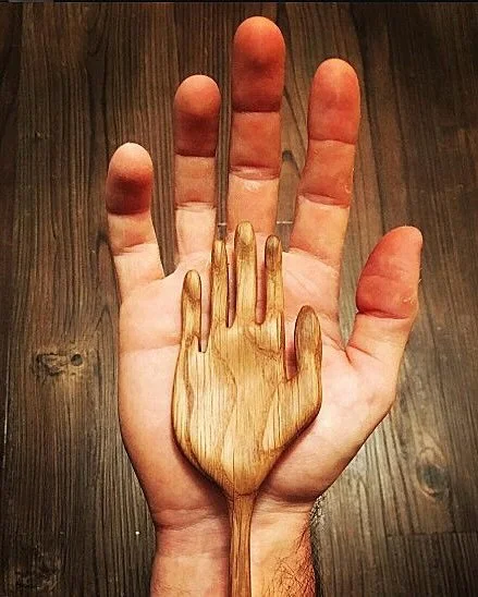 I made this little spoon slowly by hand, after finishing work for the day in a job I hated, for a corporation I had no passion to work for. 

I was reminded of it as a close friend of mine @614_shapes was featured in a short surf film. He builds surf