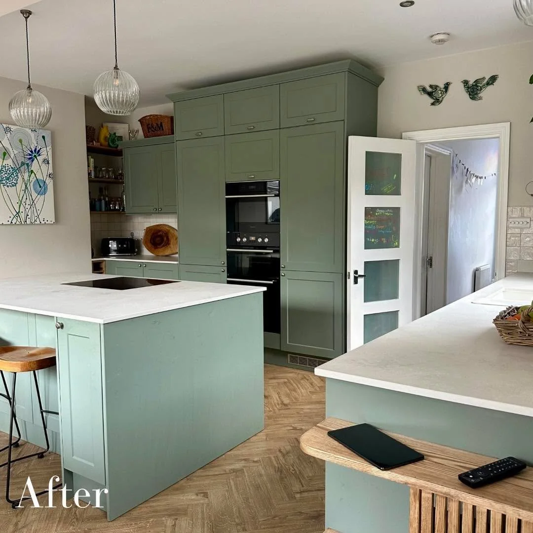 At Grinstead Lane in Lancing, this kitchen formed part of a much wider full-home transformation, reworking how the entire property functions for modern family life.

What was once a series of disconnected, darker spaces has been opened up into a far 