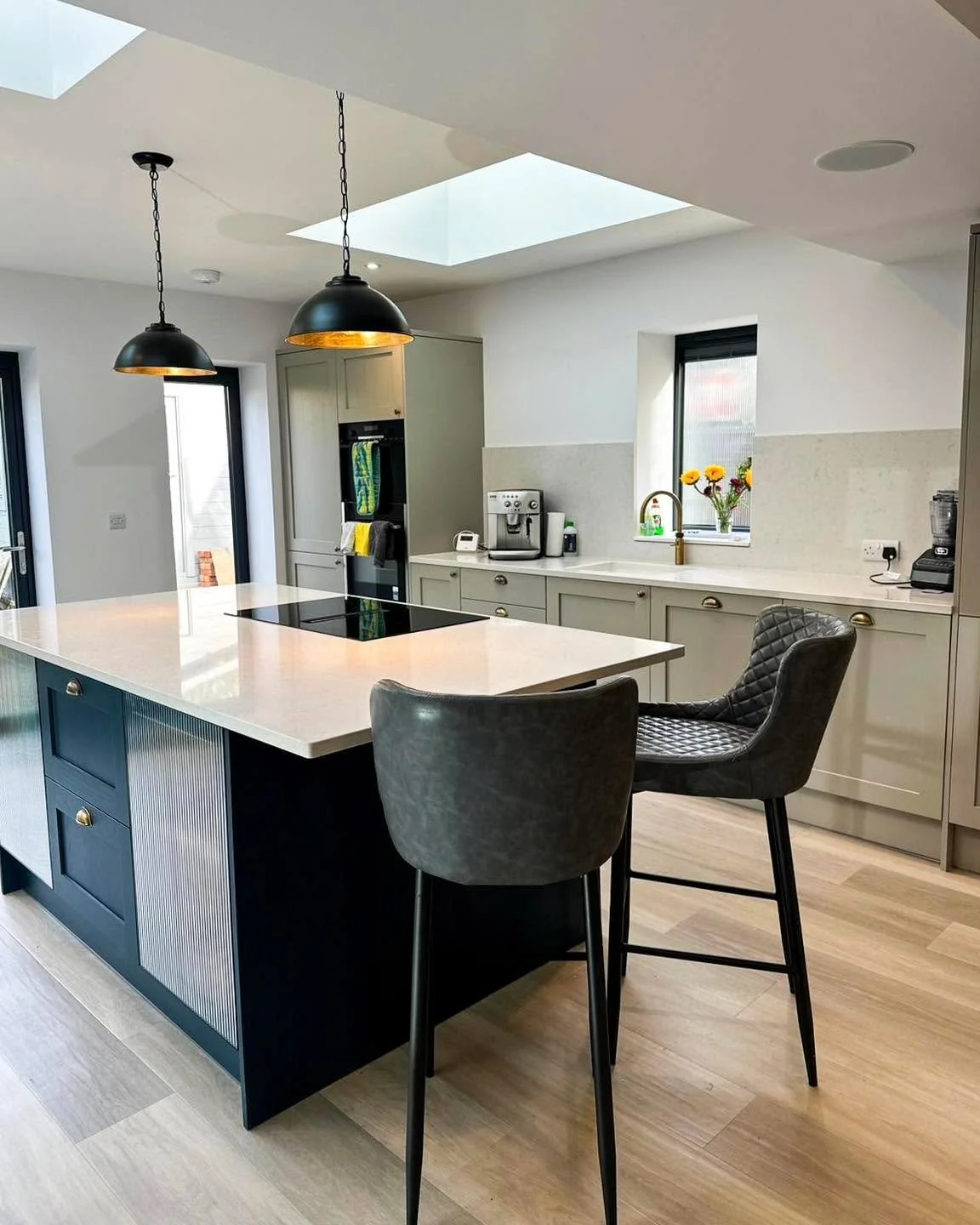 Fallowfield Crescent in Hove was reworked by Coastal Trades Collective as part of a wider ground floor renovation, with the kitchen extension forming the heart of the transformation. The original layout offered limited open-plan living and a far weak