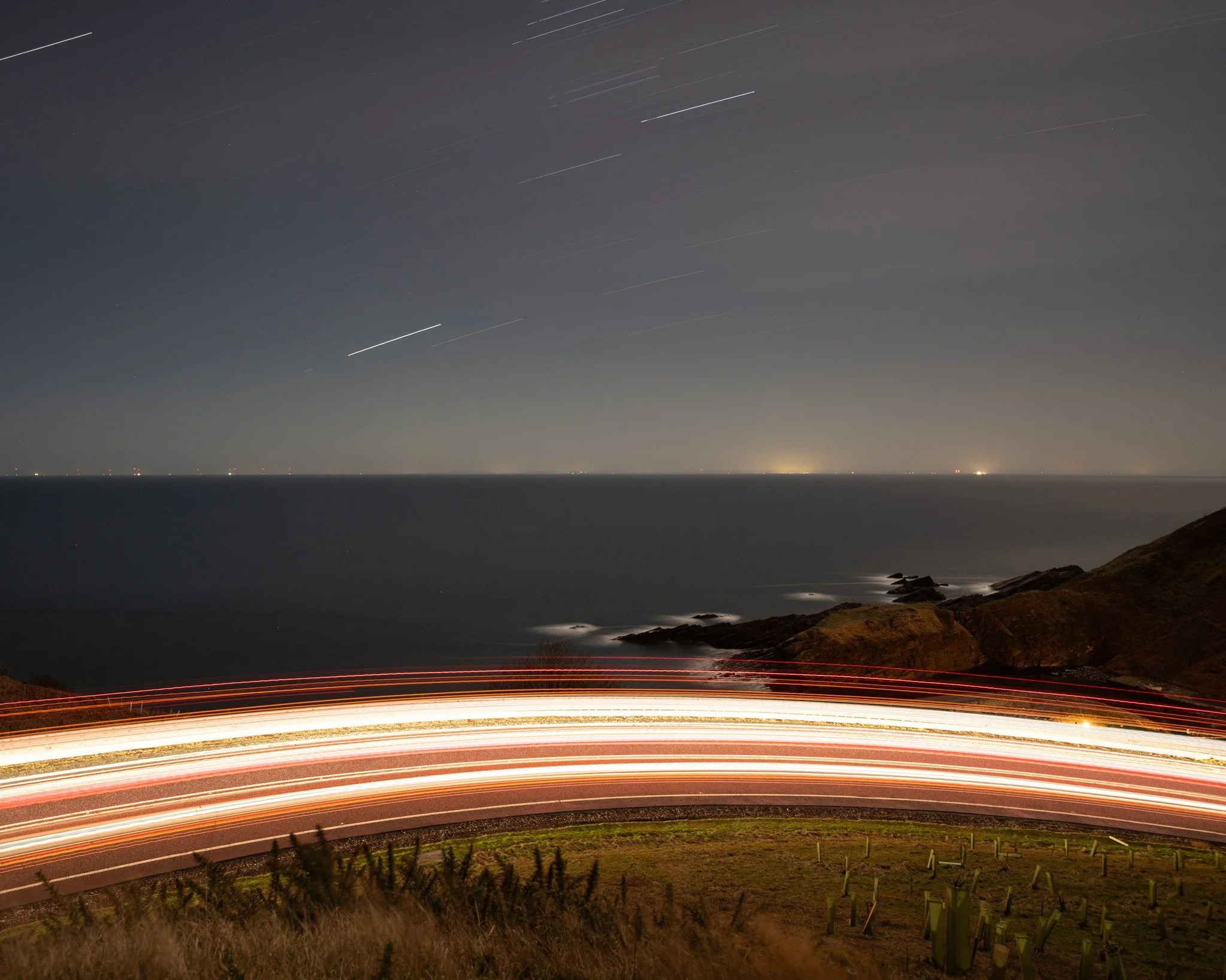 Long exposure shots from the A9 up north. A mix of light trails and quiet roads in the dark. Always worth stopping for a shot. Shot on the Nikon Z6.

#LongExposure #NightPhotography #LightTrails #A9Scotland #RoadTrip #ScottishHighlands #NikonZ6 #Phot