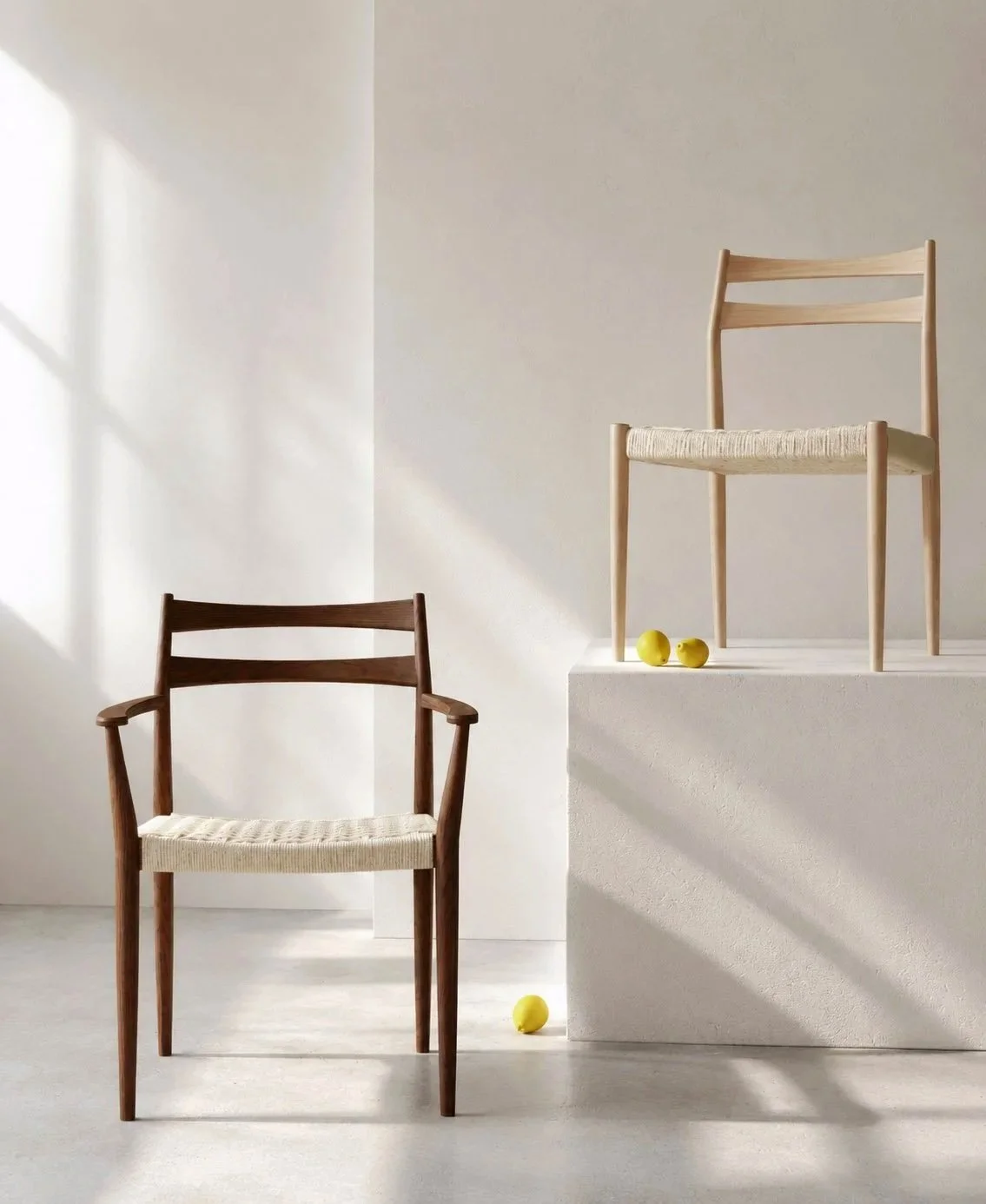 Cord arm chair
