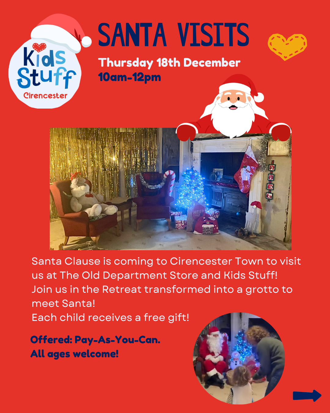 SANTA CAUS IS COMING TO TOWN! 
