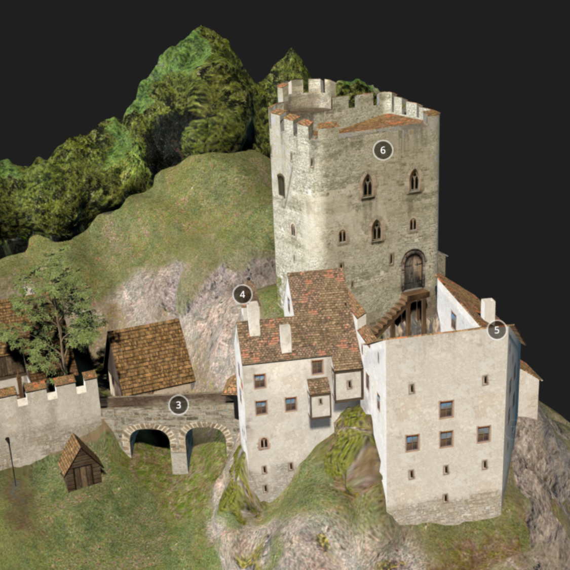 Rekonstruktion einer Ruine