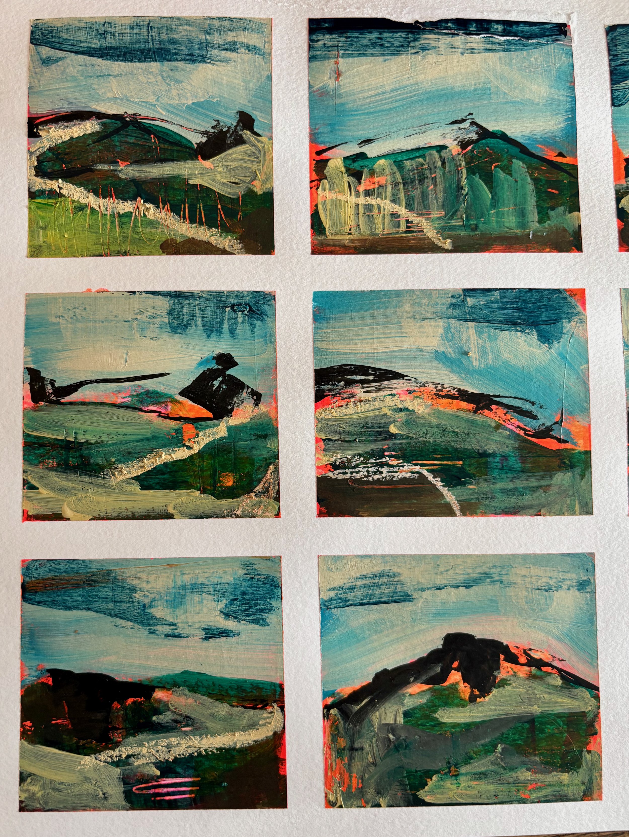 Mini Landscape series A3 ORIGINAL
