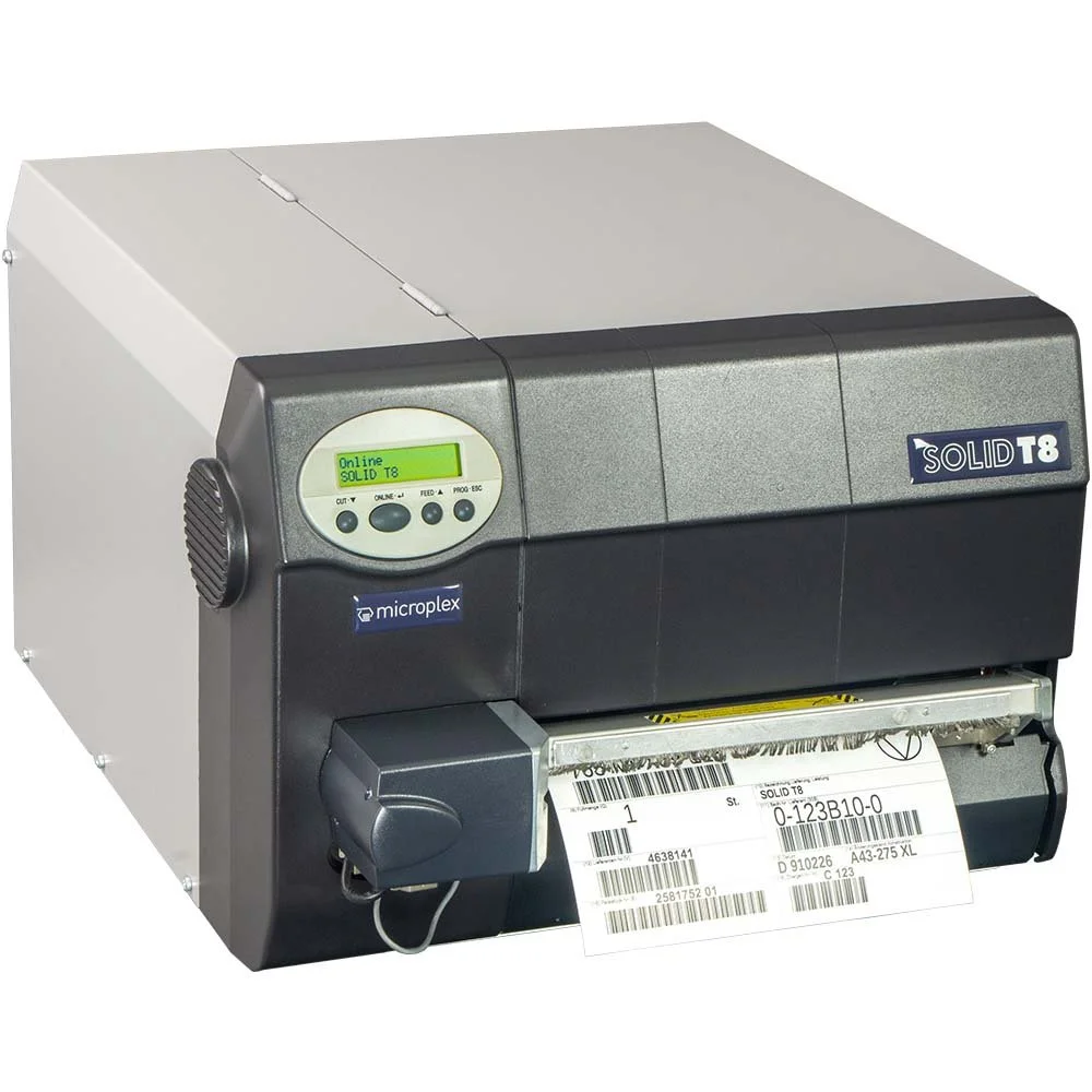 Industrial 8 inch thermal printer for pallet and shipping labels