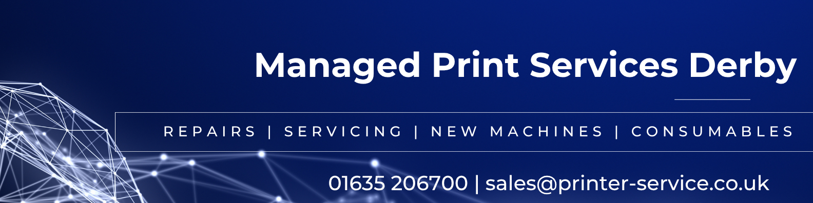 Derby managed print services contact us logo