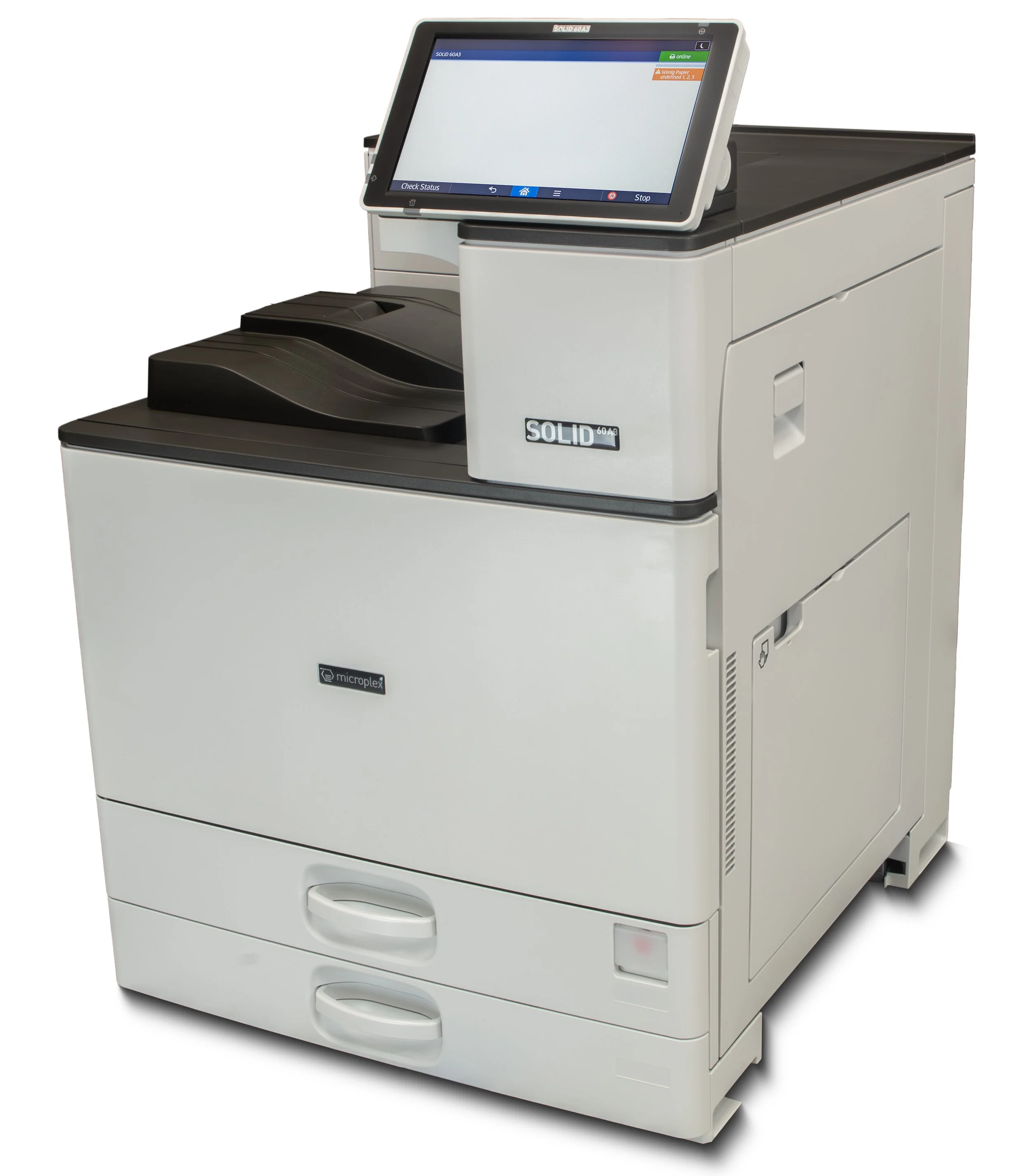 Microplex SOLID 60A3 industrial A3 laser printer for logistics and production systems