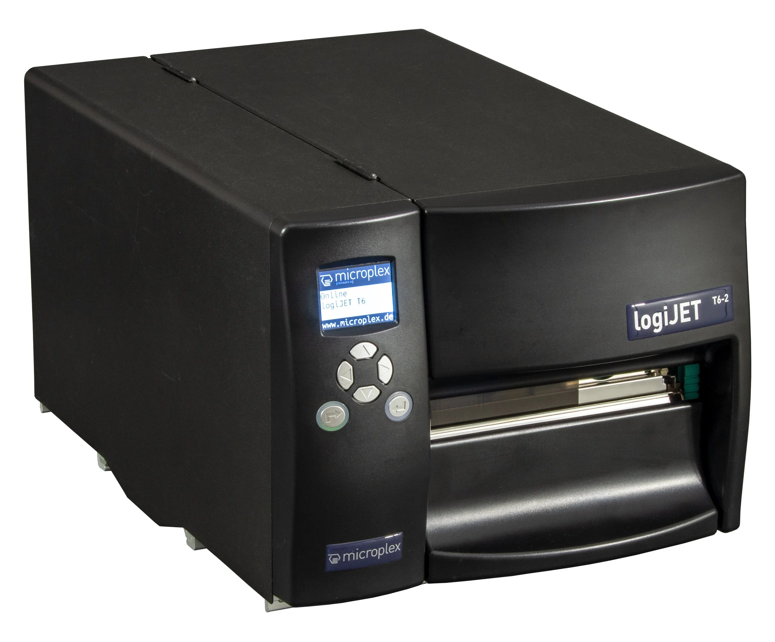 The Microplex logiJET T6-2 that is used to print DIN labels which are ideal for larger pallets, containers and drums.