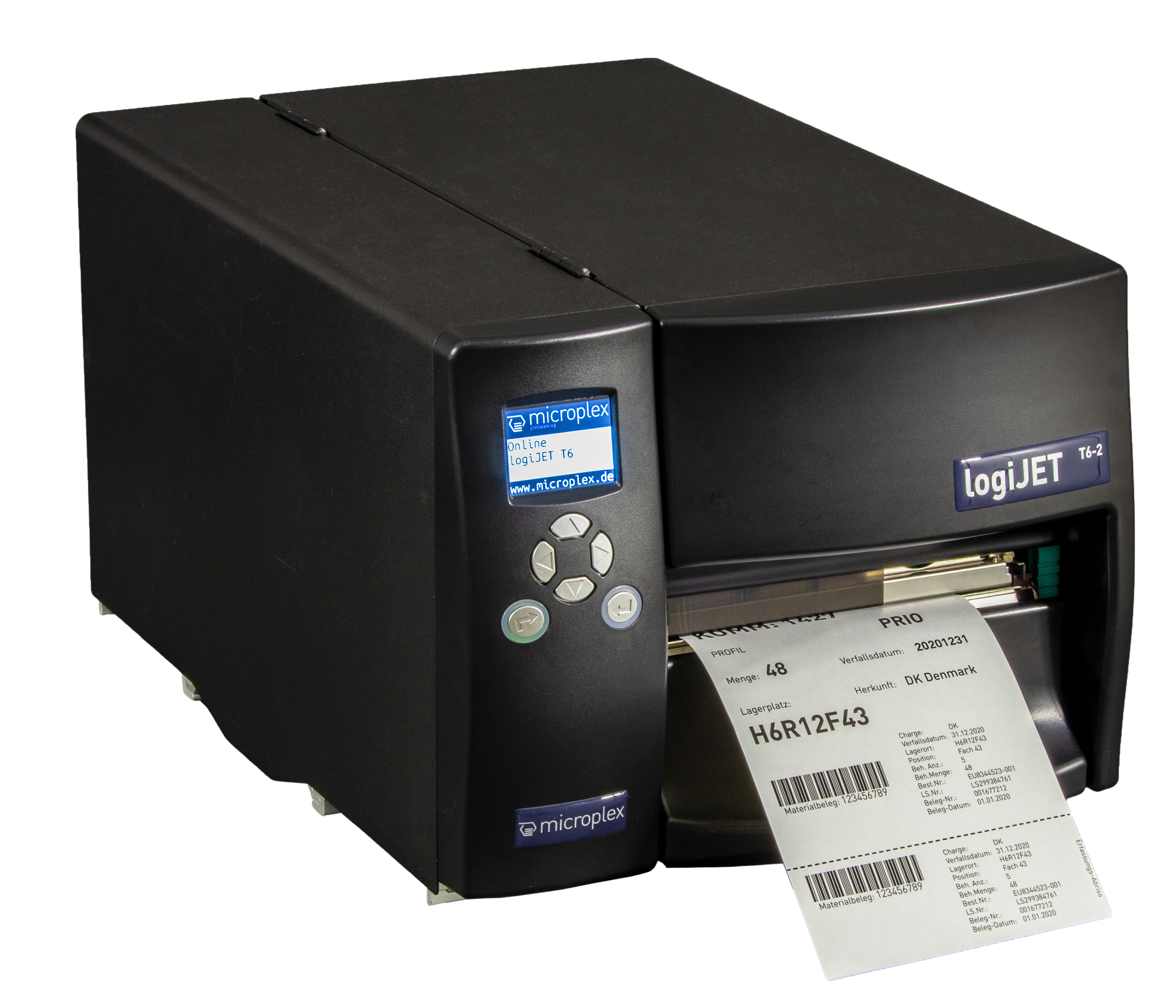 Microplex logiJET T6 high production label printer