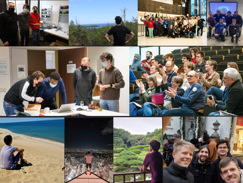 A collage describing my my life and journey