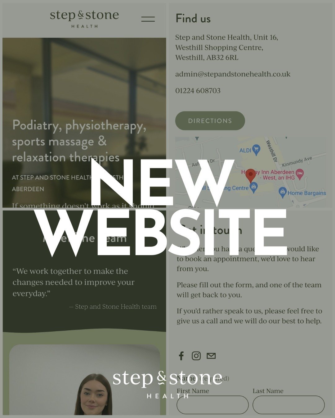 🚨NEW WEBSITE ALERT🚨

Our website went live a couple weeks ago Have you had the chance to check it out? No? Do it now! 

You can read about each service that the Step and Stone Health team have to offer and read about each team member. 

You will fi