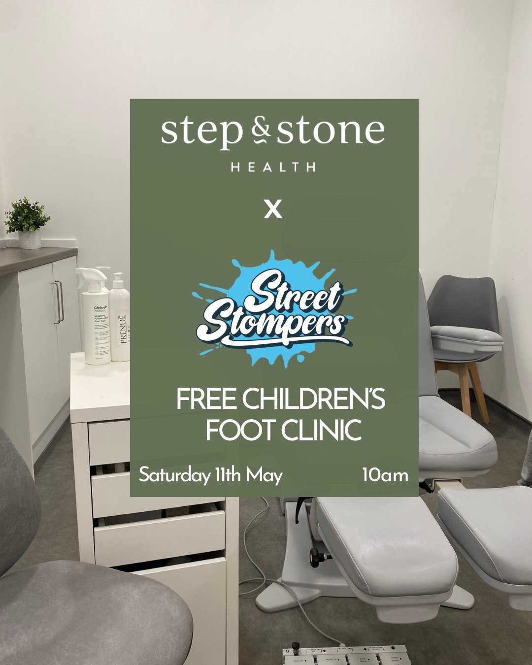 🎉We are super excited to bring back our children's foot clinic in collaboration with our friends at @streetstompers 

Amy from our podiatry team will be at the @streetstompers shop from 10am-12pm this Saturday!

Please note, this clinic is now fully