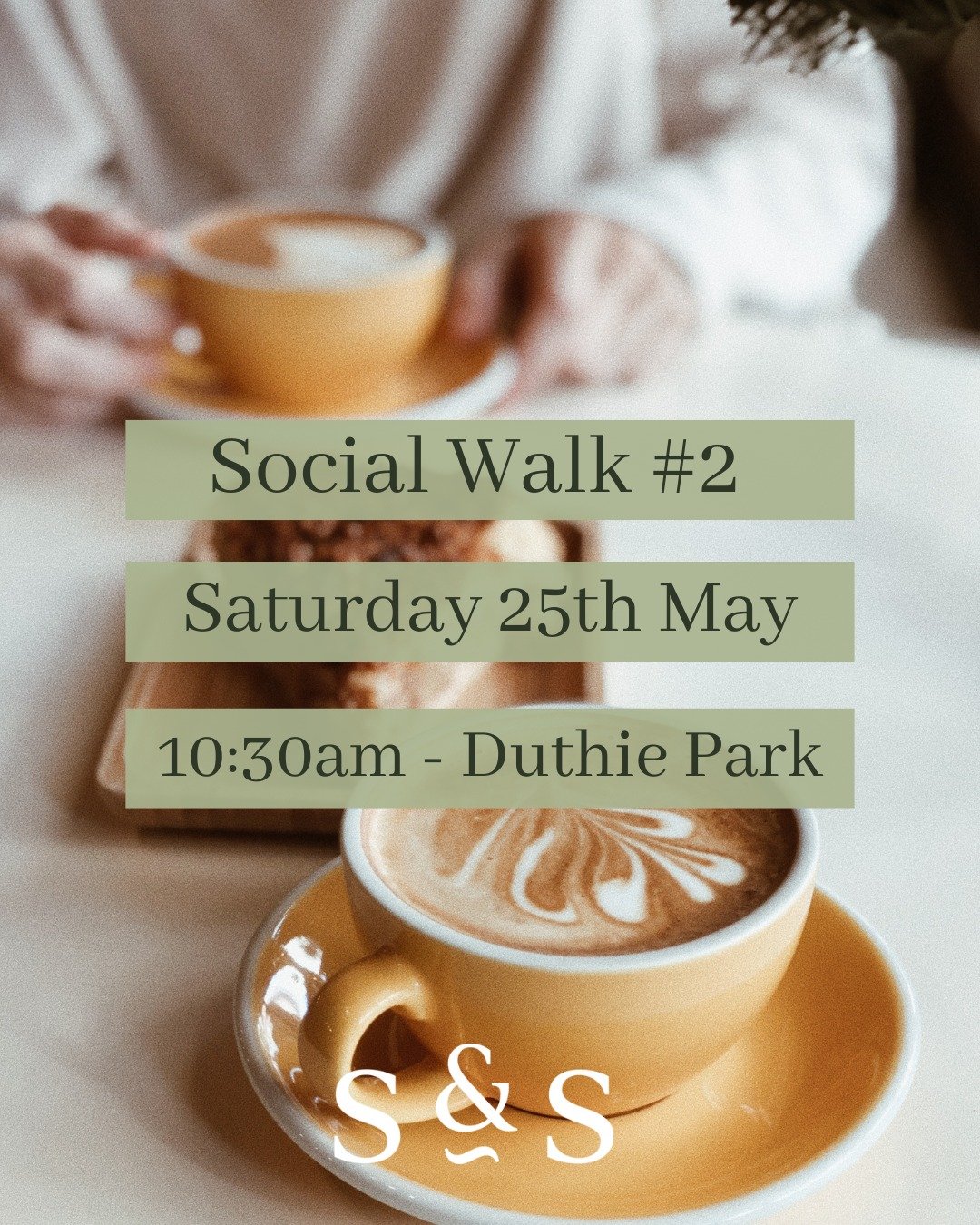 A wee reminder for our social walk👋

It's not going to be a major hike, or be a full-day event, we just want to meet up with you, go for a stroll and have a bit of a yap. It gets us moving, socialising and even the possibility of cake at the end is 