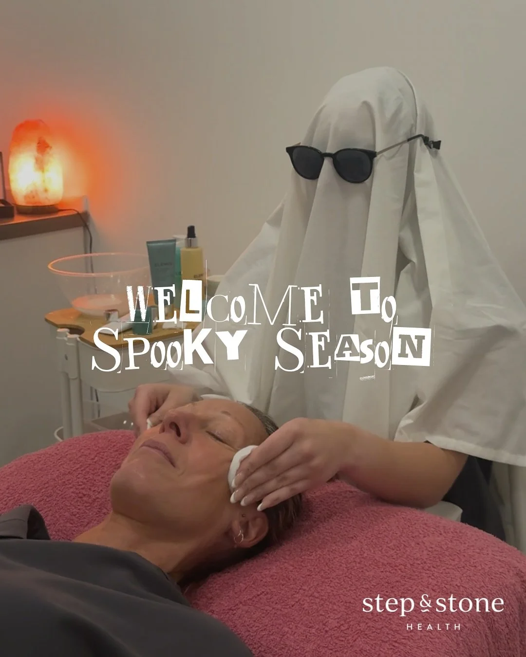 Welcome to Spooky Season at Step &amp; Stone Health🎃

You thought you knew the entire #stepandstoneteam but have you met our spooky ghosts? 

📸Spotted! On October 1st. 

From reception to treatment rooms to the yoga studio, nothing unusual has happ