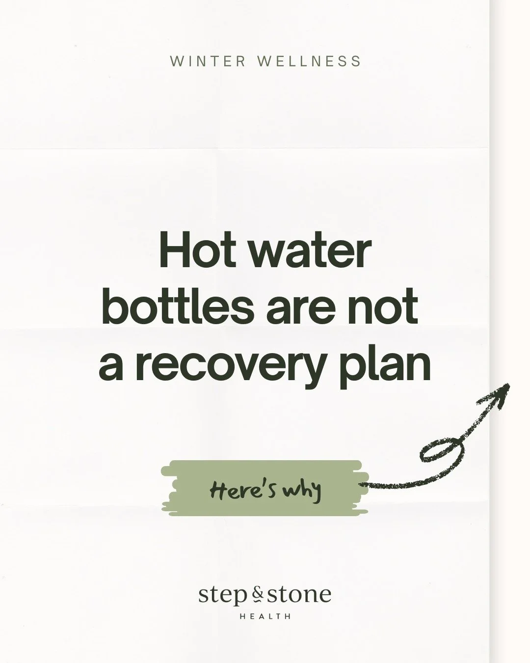 💭Hot water bottles have their place. They soothe, calm and take the edge off.

But where do you go from there?

When you apply heat, you&rsquo;re encouraging your muscles to relax. The warmth helps reduce stiffness and tension. And in many cases, it