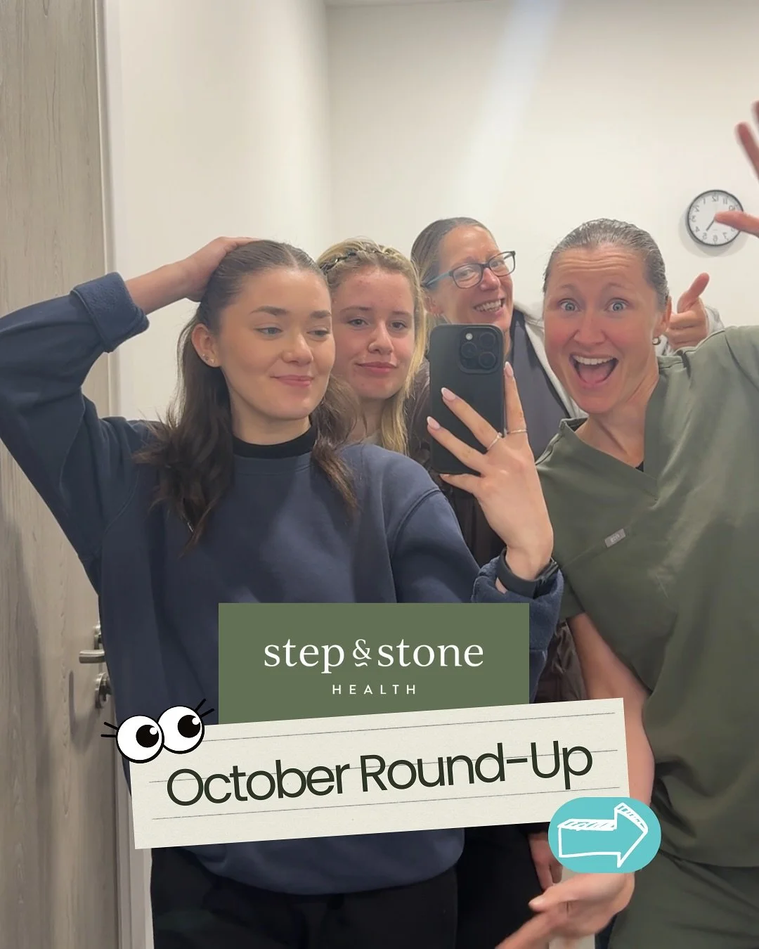 October at Step &amp; Stone was anything but quiet!🍂

Amy kicked things off with a CPD evening on foot and ankle assessments, Kim was busy easing those tense shoulders and we even welcomed Ailsa to the team as our new paediatric dietitian!

Some lov