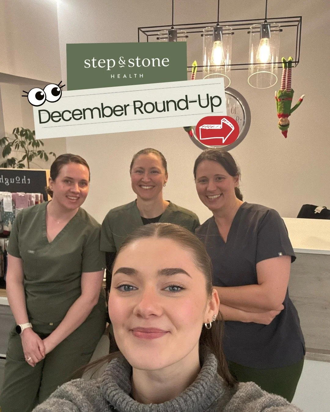 December opened with the winter sun hitting the clinic at exactly the right angle, lighting up the logo and reflecting across the sofas. Brief, but appreciated☀️

The clinic elves made their return and went straight into gift voucher mode, managing t