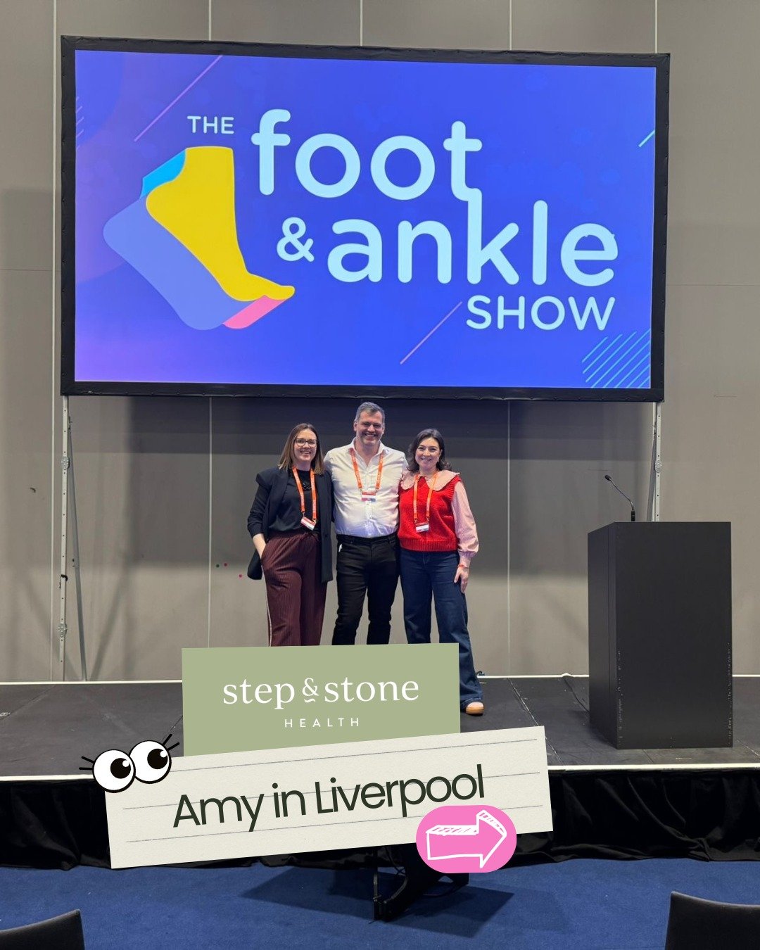 📣Amy&rsquo;s annual pilgrimage to the @footankleshow

Every year this conference is permanently blocked out in Amy&rsquo;s diary. No questions asked. No double booking. It&rsquo;s happening.

A couple of days surrounded by podiatry people, new ideas