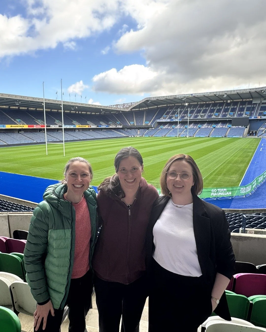 #ThrowbackThursday (do we still say this?) to March, when Amy, Imke &amp; Izzie spent the weekend at Murrayfield Stadium 👀

Amy, Izzie and Imke headed to Edinburgh for a full day of hands-on shockwave therapy training with the @ems_dolorclast and @c
