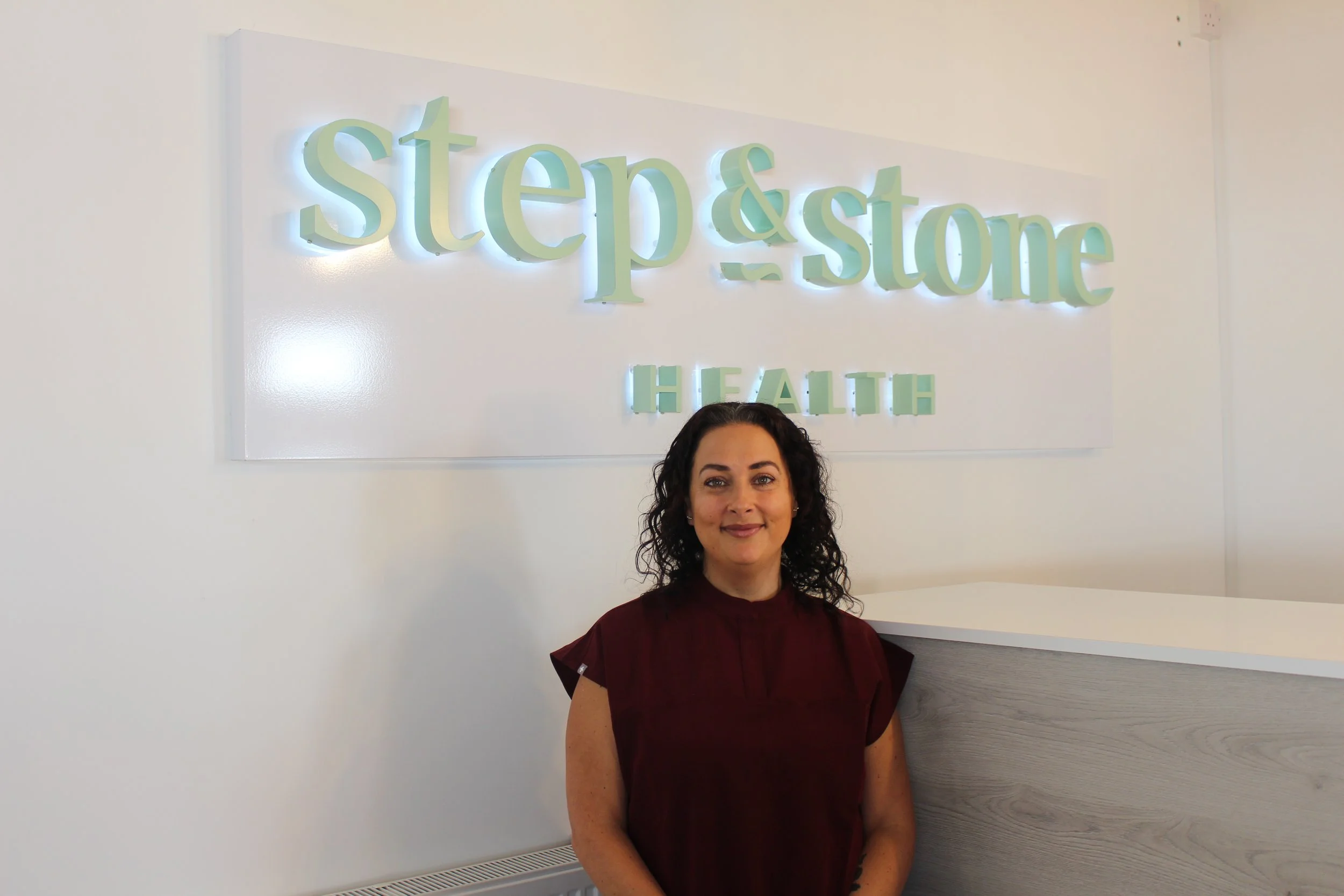 Kelly-Elise McLaren at Step and Stone Health Westhill, Aberdeenshire