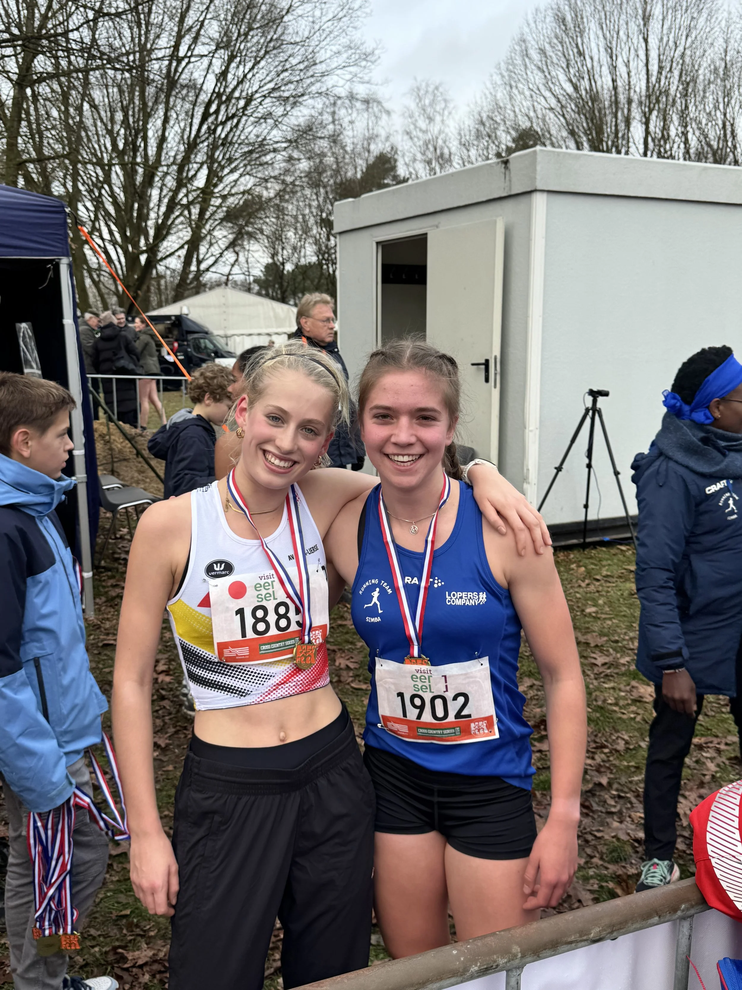 Een tweede plaats en driemaal top 10 op het Nederlands Kampioenschap cross in Eersel